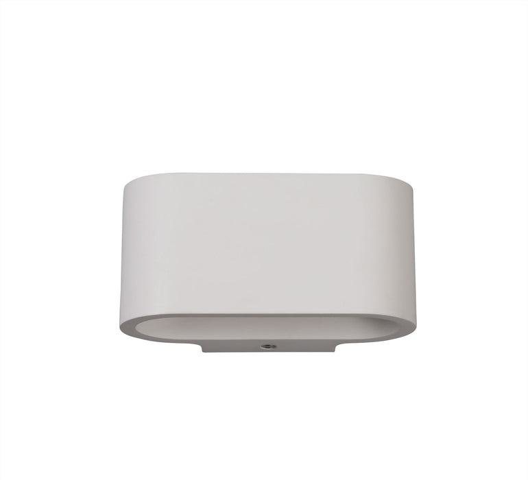 Deco Alina Oval Wall Lamp, 1 x G9, White Paintable Gypsum • D0495