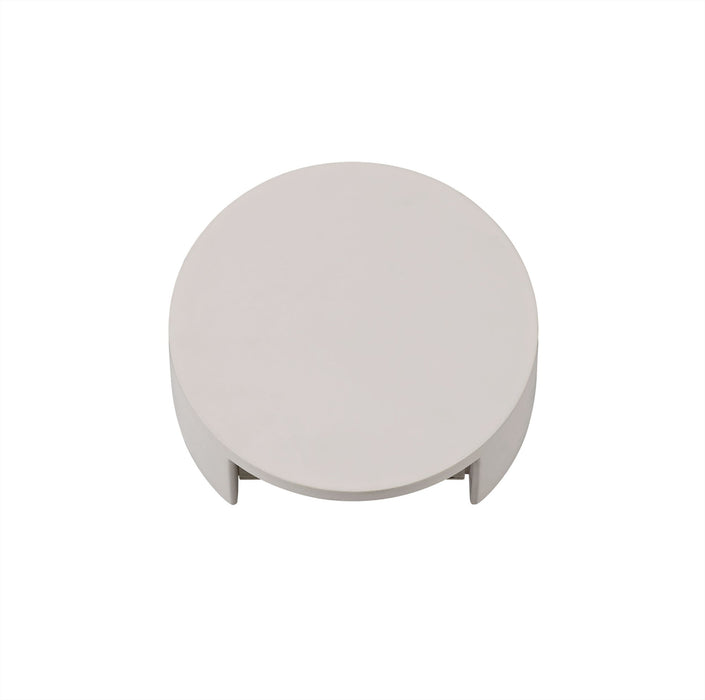 Deco Alina Round Wall Lamp, 6.5W LED, 3000K, 656lm, White Paintable Gypsum, 3yrs Warranty • D0499