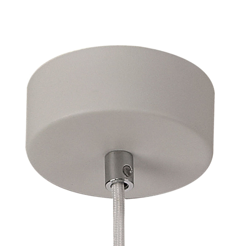 Deco Alina Cylinder Pendant, 1 x GU10, White Paintable Gypsum • D0502