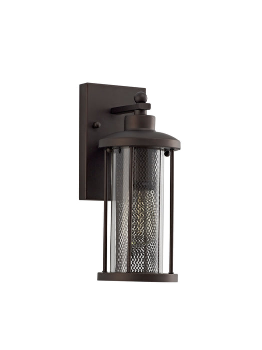 Regal Lighting SL-2099 1 Light Outdoor Wall Light Antique Bronze With Clear Glass IP54