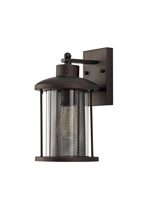 Regal Lighting SL-2098 1 Light Outdoor Wall Light Antique Bronze With Clear Glass IP54