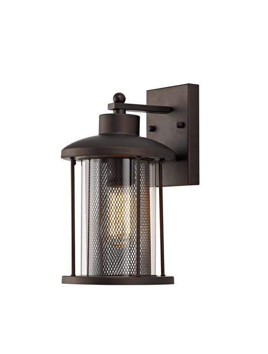 Regal Lighting SL-2098 1 Light Outdoor Wall Light Antique Bronze With Clear Glass IP54