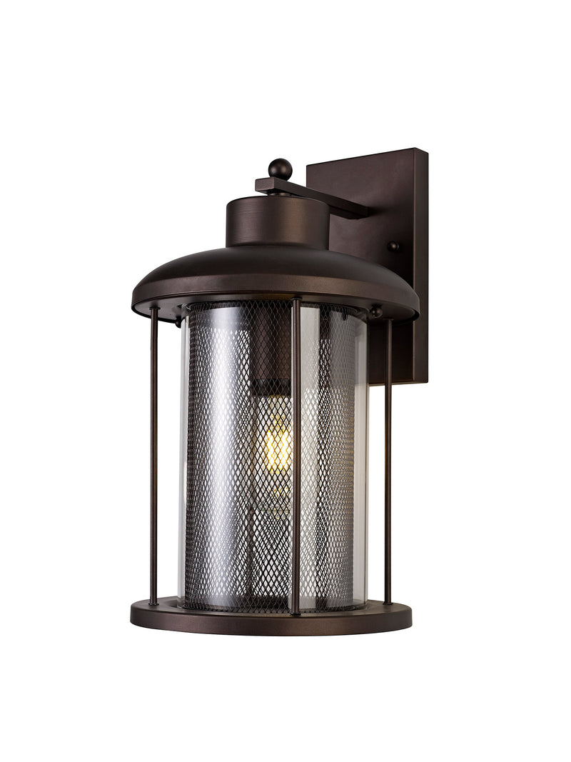 Regal Lighting SL-1888 1 Light Extra Large Outdoor Wall Light Antique Bronze With Clear Glass IP54