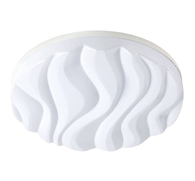 Mantra M5040 Arena Ceiling/Wall Light Large Round 45W LED IP44 3000K, 4050lm, Matt White/White Acrylic, 3yrs Warranty • M5040