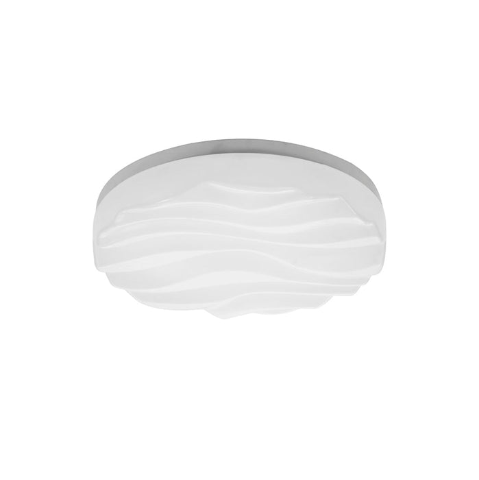 Mantra M5042 Arena Ceiling/Wall Light Small Round 24W LED IP44 3000K, 2160lm, Matt White/White Acrylic, 3yrs Warranty • M5042