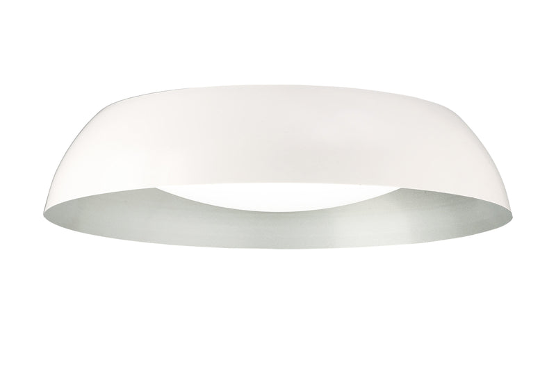 Mantra M4846 Argenta Ceiling Large 30W LED 3000K, 3000lm, Matt White/Silver/White Acrylic, 3yrs Warranty • M4846
