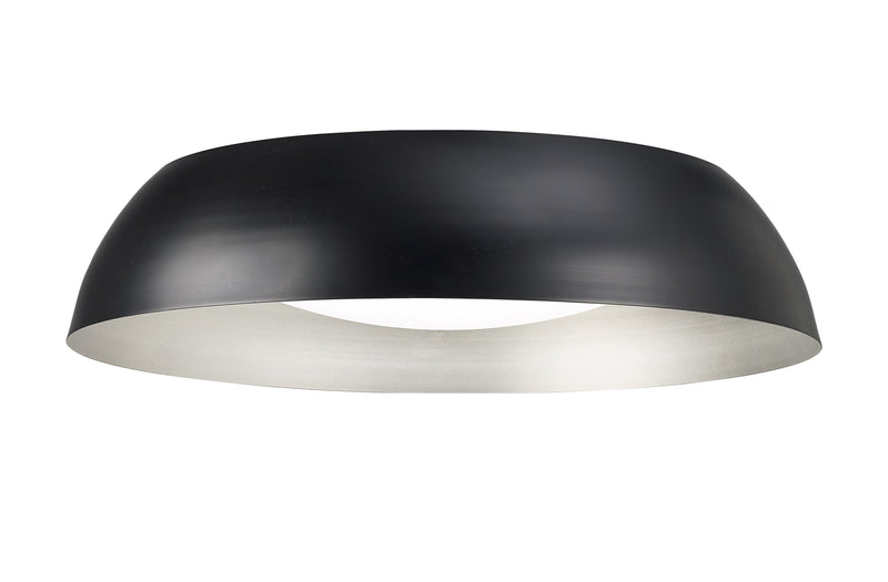 Mantra M4848 Argenta Ceiling Large 30W LED 3000K, 3000lm, Matt Black/Silver/White Acrylic, 3yrs Warranty • M4848