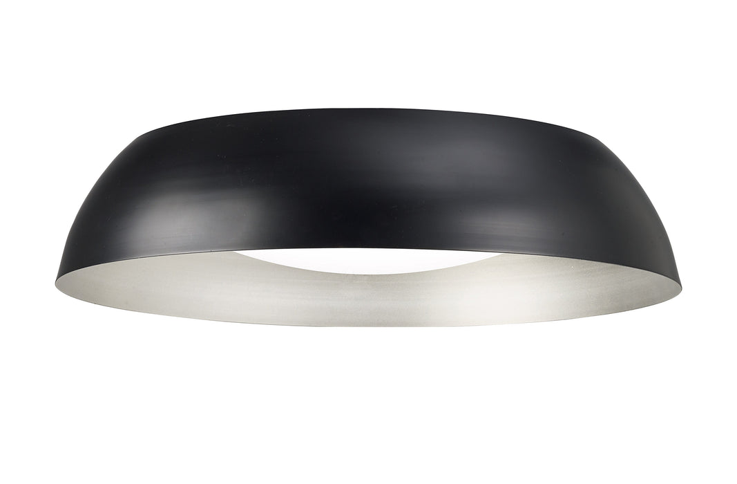 Mantra M4848 Argenta Ceiling Large 30W LED 3000K, 3000lm, Matt Black/Silver/White Acrylic, 3yrs Warranty • M4848