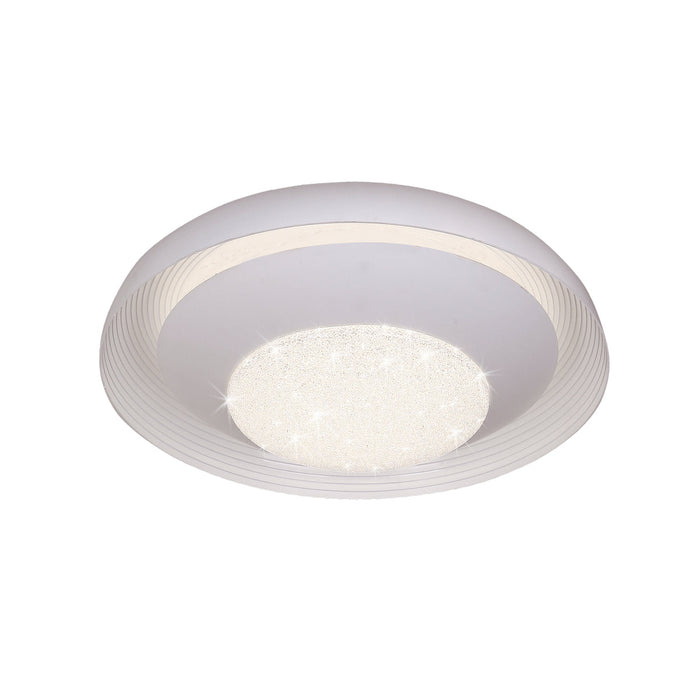 Mantra M5927 Ari Flush 36.5cm Round 12W LED 4000K, 960lm, White, 3yrs Warranty • M5927