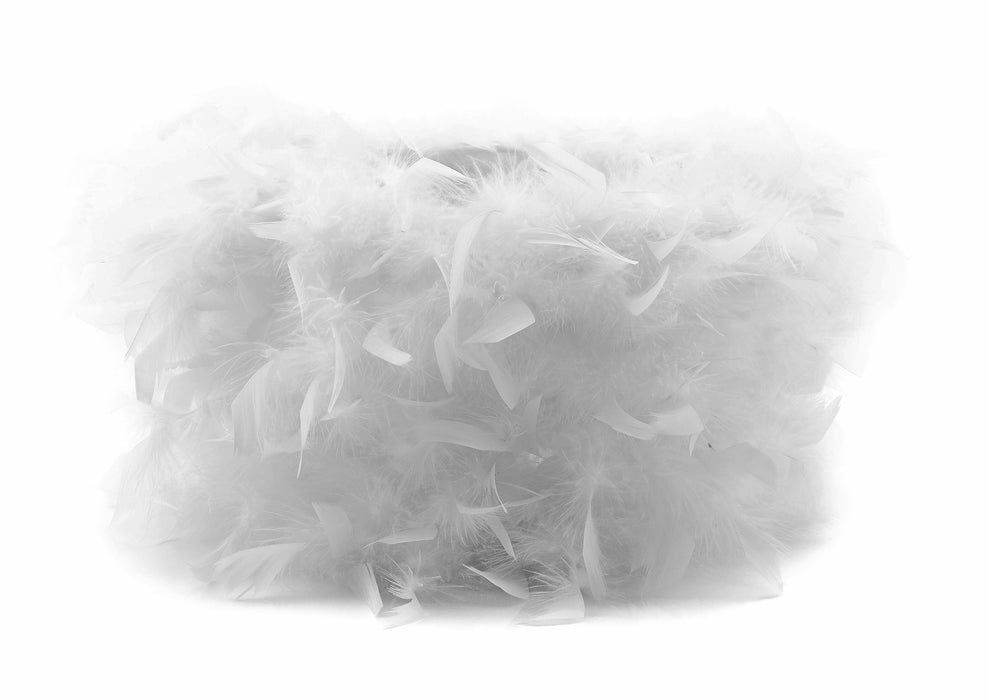 Diyas Arqus Feather Shade White 410mm x 230mm • ILS10623