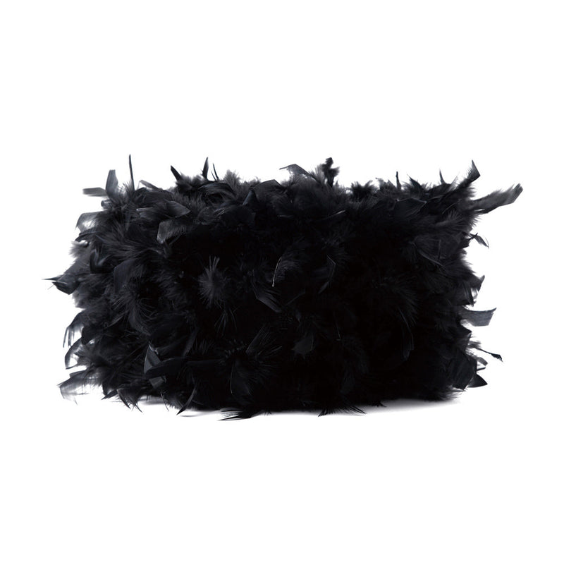 Diyas Arqus Feather Shade Black 410mm x 230mm • ILS10626