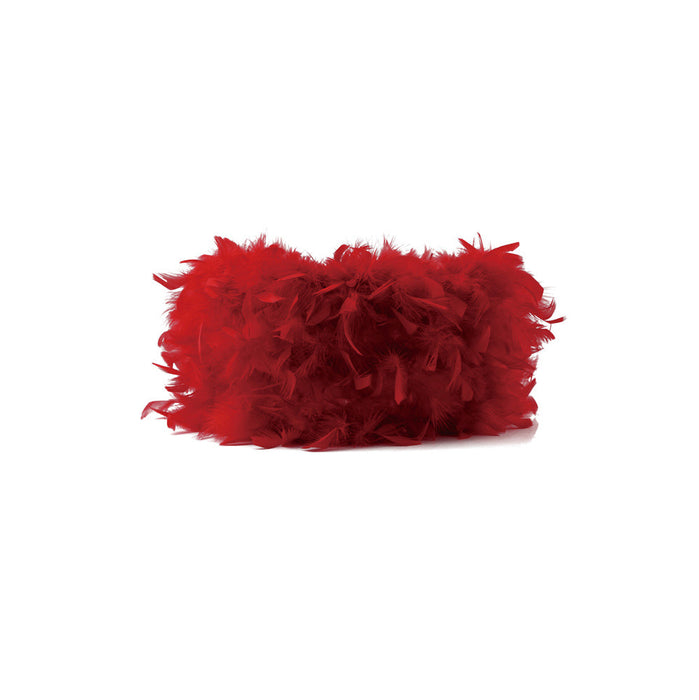 Diyas Arqus Feather Shade Red 250mm x 180mm • ILS10630