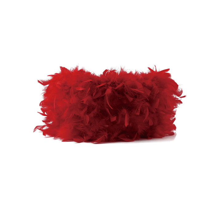 Diyas Arqus Feather Shade Red 330mm x 200mm • ILS10631