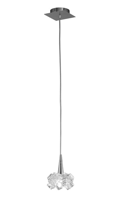 Mantra M3953 Artic Pendant 1 Light G9 Small, Polished Chrome • M3953