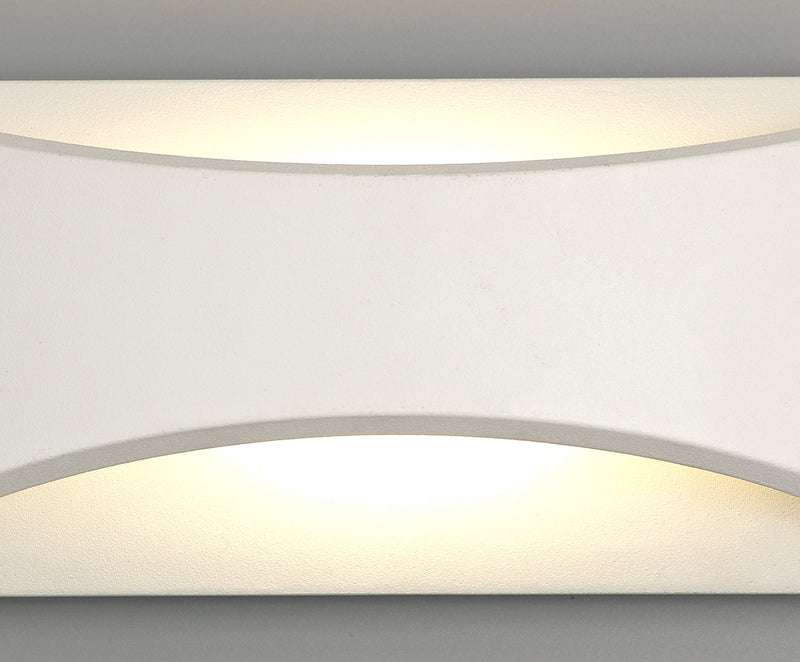 Deco Aryana Up & Downward Lighting Wall Light 6W LED 3000K, Sand White, 375lm, IP54, 3yrs Warranty • D0458