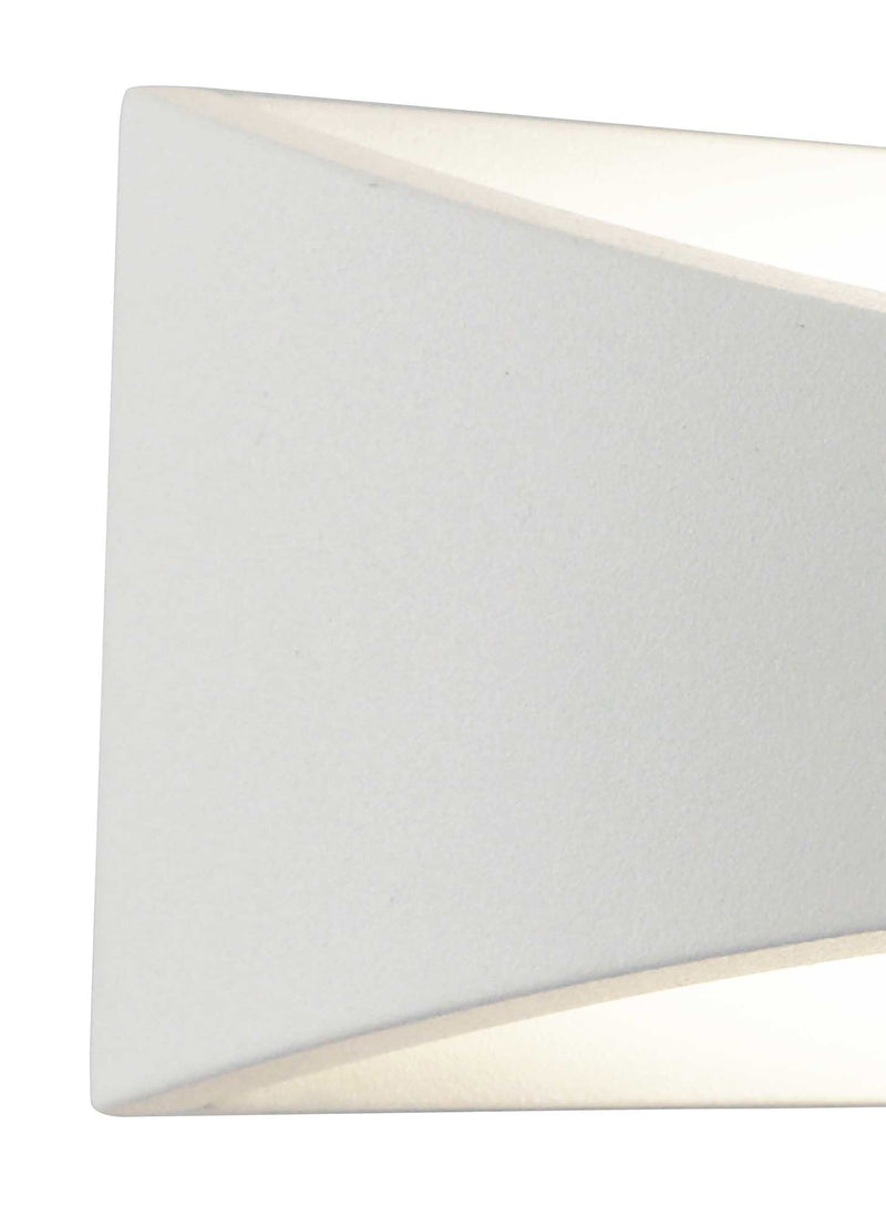 Deco Aryana Up & Downward Lighting Wall Light 6W LED 3000K, Sand White, 375lm, IP54, 3yrs Warranty • D0458