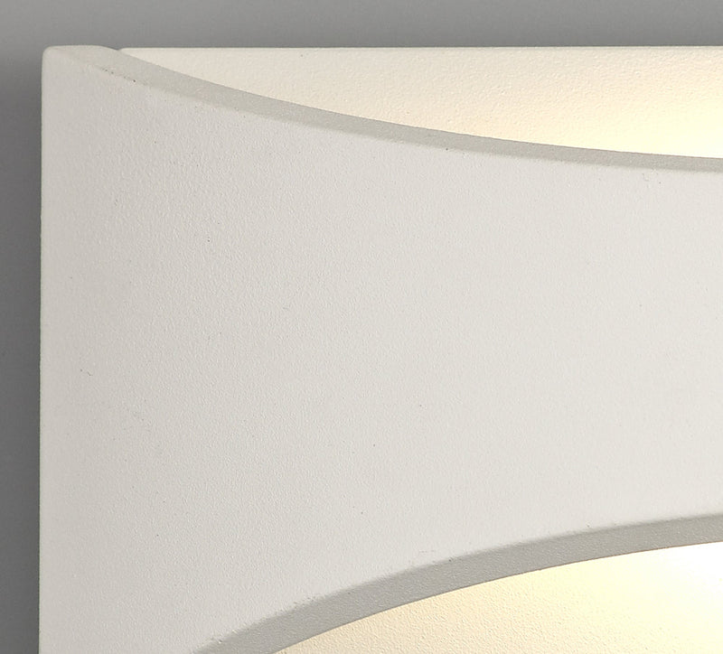 Deco Aryana Up & Downward Lighting Wall Light 6W LED 3000K, Sand White, 375lm, IP54, 3yrs Warranty • D0458