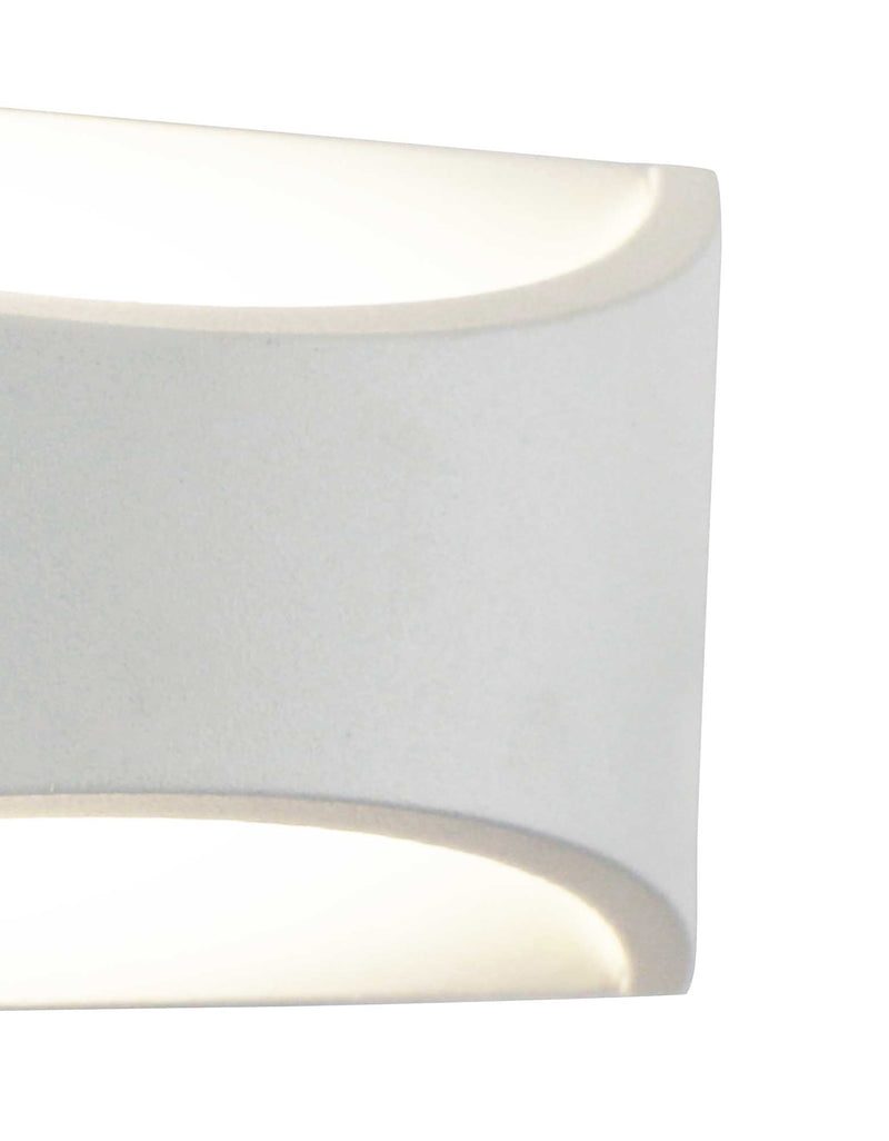 Deco Aryana Up & Downward Lighting Wall Light 6W LED 3000K, Sand White, 375lm, IP54, 3yrs Warranty • D0458