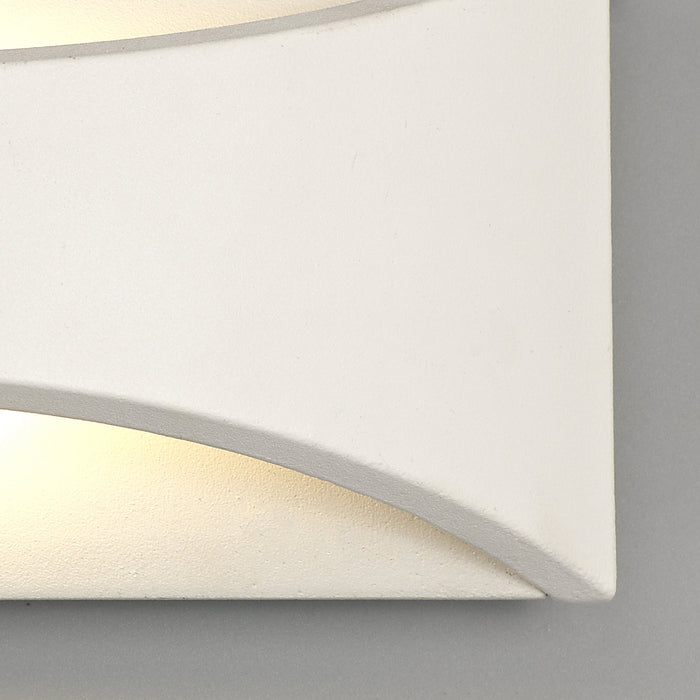 Deco Aryana Up & Downward Lighting Wall Light 6W LED 3000K, Sand White, 375lm, IP54, 3yrs Warranty • D0458