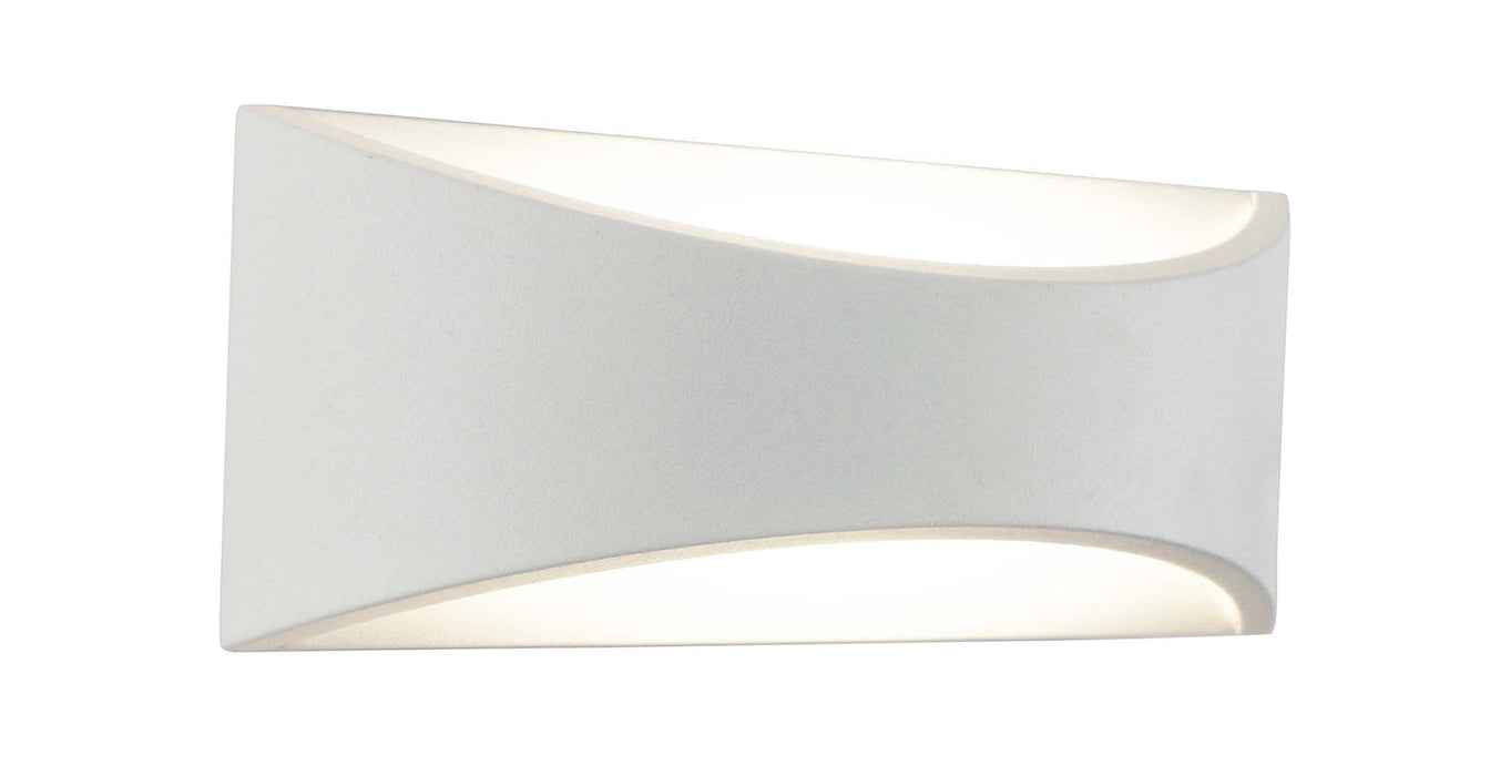 Deco Aryana Up & Downward Lighting Wall Light 6W LED 3000K, Sand White, 375lm, IP54, 3yrs Warranty • D0458
