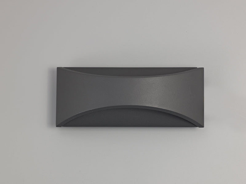 Deco Aryana Up & Downward Lighting Wall Light 6W LED 3000K, Anthracite, 375lm, IP54, 3yrs Warranty • D0459