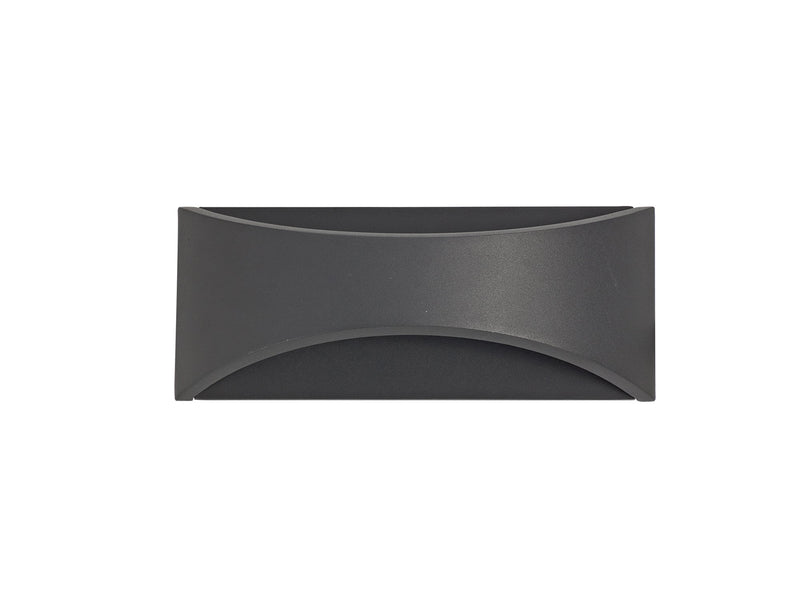Deco Aryana Up & Downward Lighting Wall Light 6W LED 3000K, Anthracite, 375lm, IP54, 3yrs Warranty • D0459