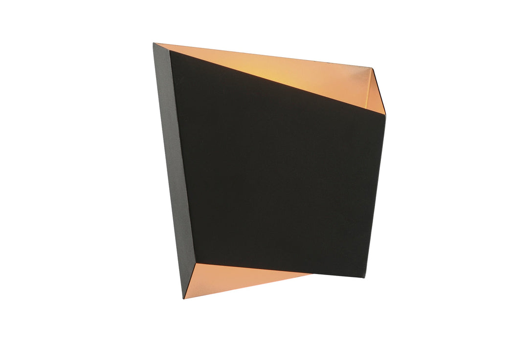 Mantra M6222 Asimetric Wall Light Rhombus, 1 x GX53 (Max 20W) Black • M6222