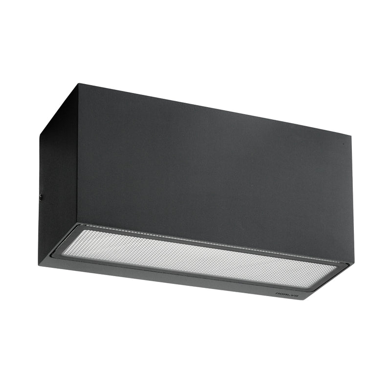 graphite outdoor wall light