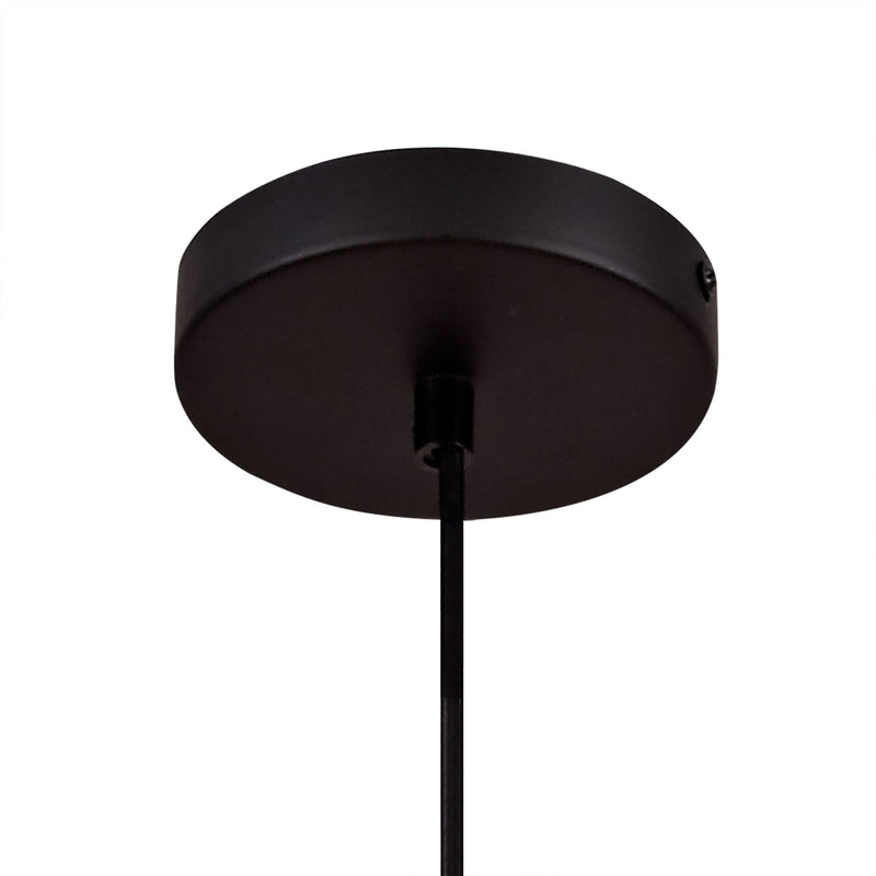 Regal Lighting SL-1477 1 Light 35cm Tiffany Pendant Cream And Red With Clear Crystal Shade