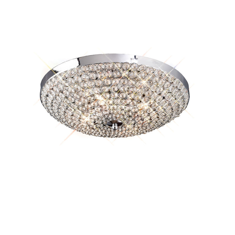 Diyas Ava Ceiling 4 Light G9 Polished Chrome/Crystal • IL30187
