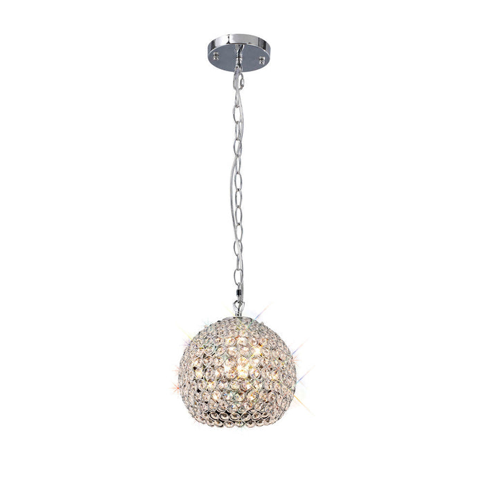 Diyas Ava Pendant 3 Light G9 Polished Chrome/Crystal • IL30190