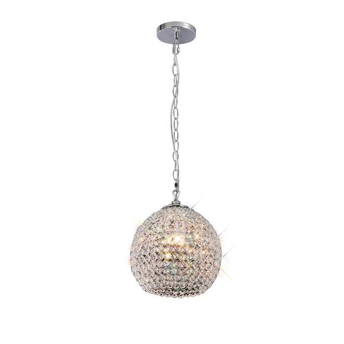 Diyas Ava Pendant 4 Light G9 Polished Chrome/Crystal • IL30191