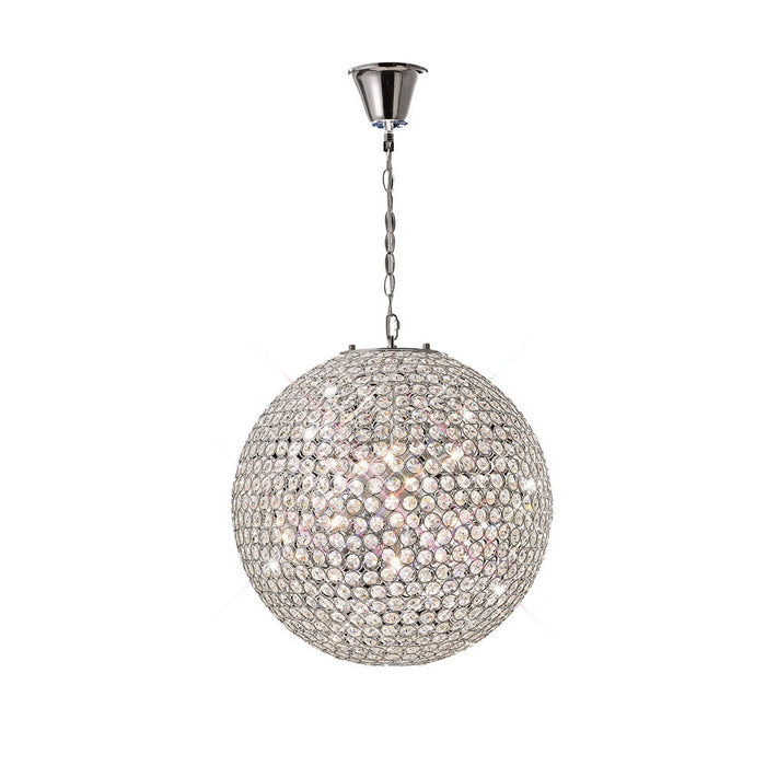 Diyas Ava Pendant 7 Light G9 Polished Chrome/Crystal • IL30201