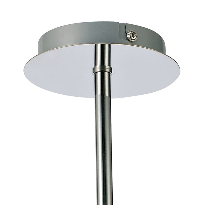 Deco Avalon Ceiling 3 Light G9 Pendant/Semi Ceiling, Polished Chrome With Clear Prismatic Glass • D0413