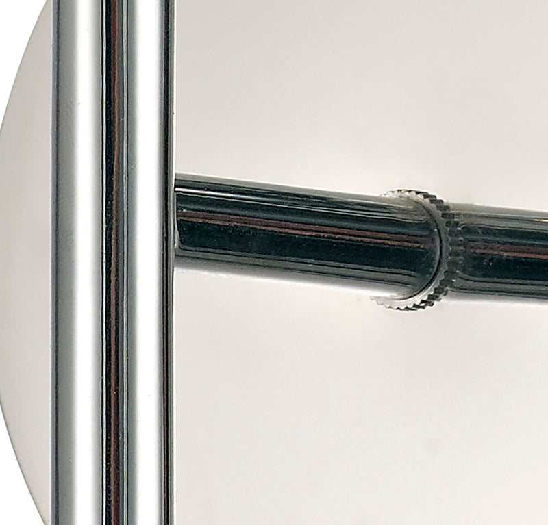 Deco Avalon 1 Light G9 Wall Lamp, Polished Chrome With Clear Prismatic Glass • D0415