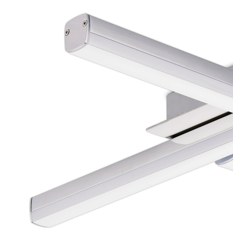 Regal lighting SL-2252 4 Light Flush LED Ceiling Light Polished Chrome IP44