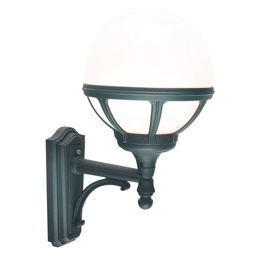 black outdoor wall light
