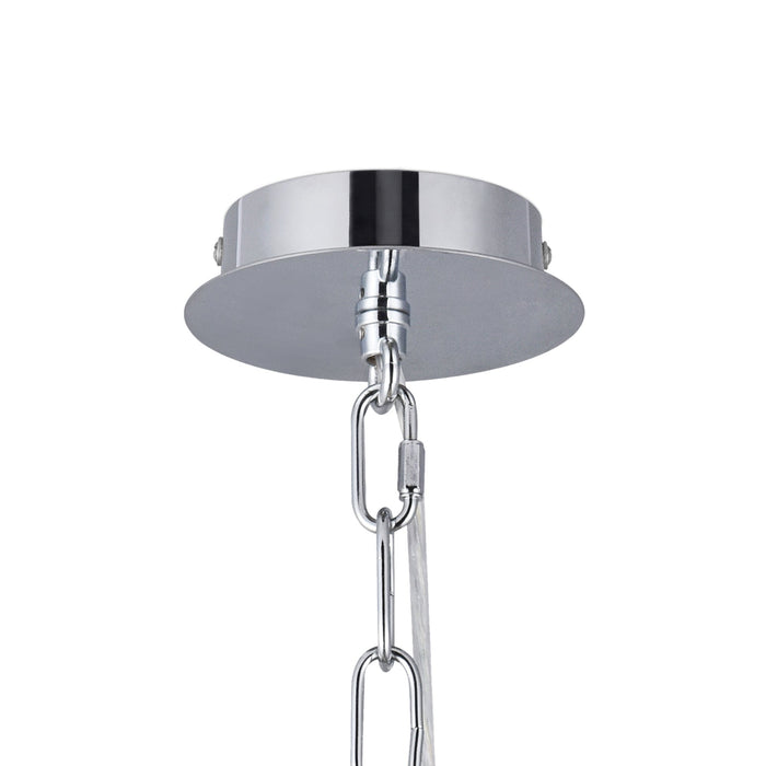 Deco Banyan 3 Light Multi Arm Pendant Without Shade, c/w 2m Chain, E14 Polished Chrome • D0354