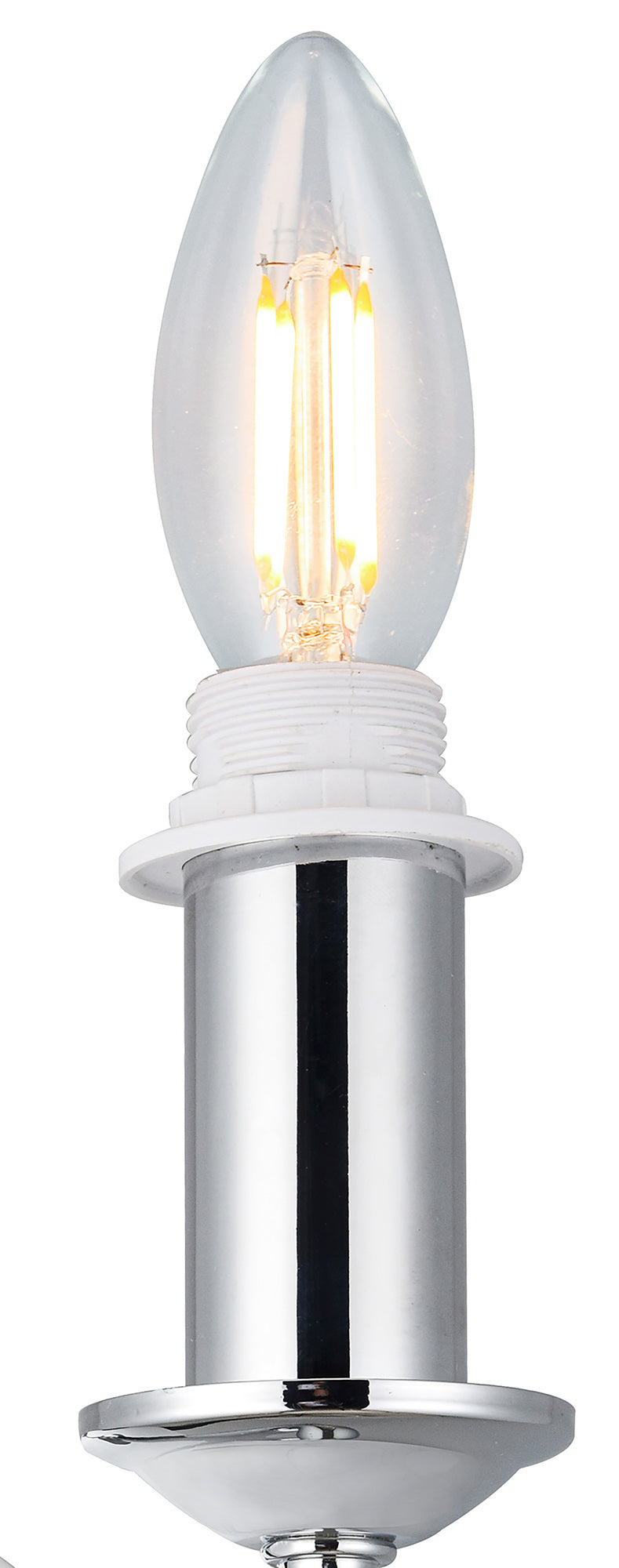 Deco Serena Round Cylinder, 120 x 200mm Dual Faux Silk Fabric Shade, Nude Beige/Moonlight • D0312