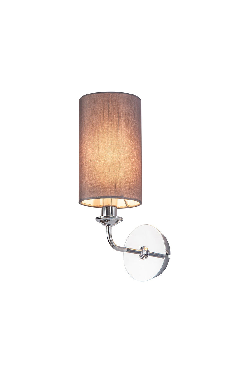 Deco Banyan 1 Light Switched Wall Lamp Without Shade, E14 Polished Chrome • D0360