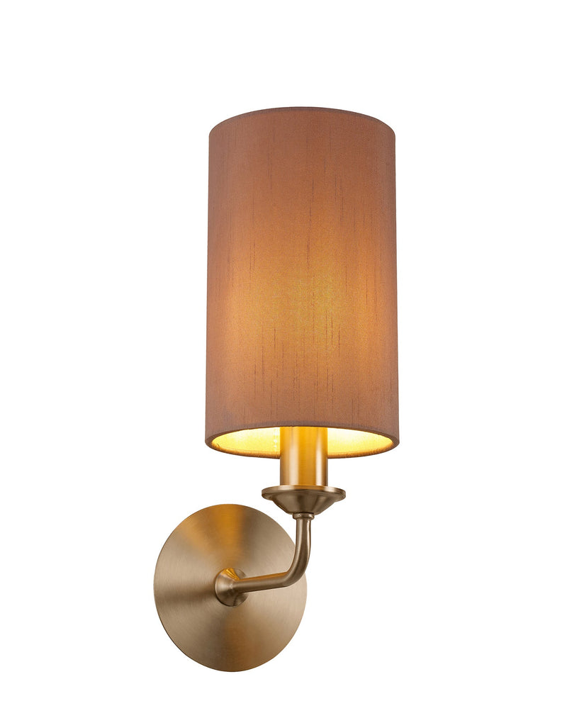Deco Banyan 1 Light Switched Wall Lamp Without Shade, E14 Satin Nickel • D0362