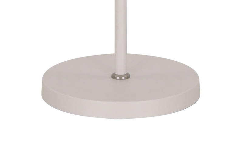 Regal Lighting SL-1736 2 Light Floor Lamp Sand White And Satin Nickel
