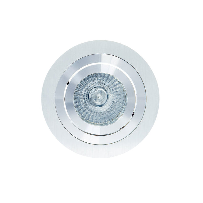 Mantra Fusion MC0005 Basico GU10 Swivel Downlight 9.2cm Round 1 x GU10 Max 50W Aluminium, Cut Out: 80mm, Lampholder Included • MC0005