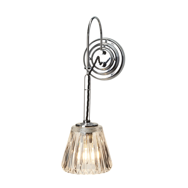 brushed nickel wall light