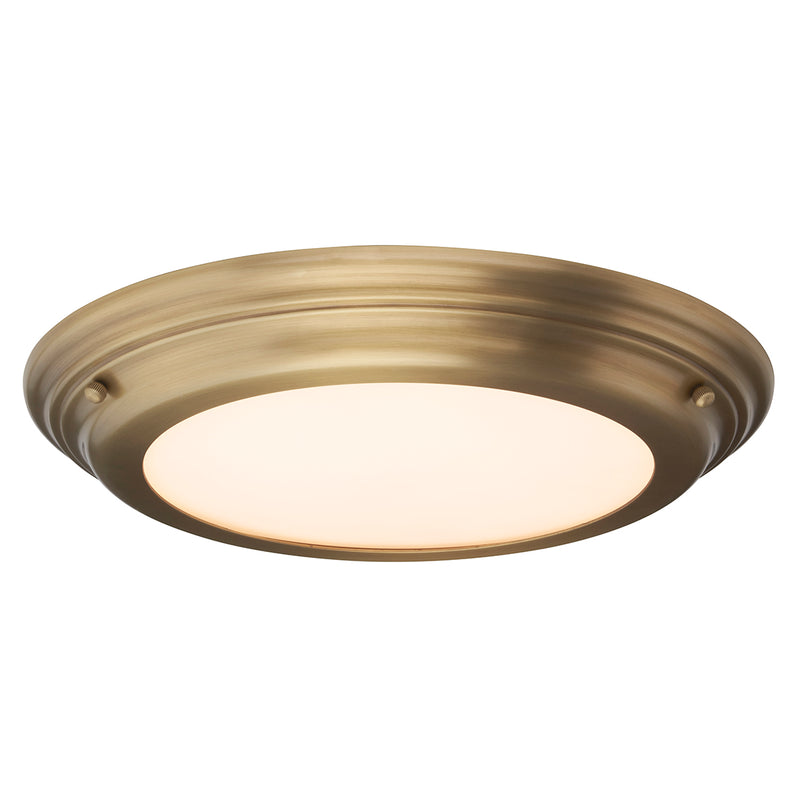 brass LED flush ceiling light