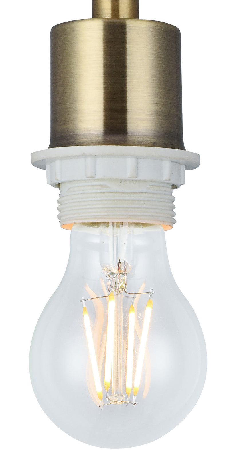 Deco Sigma Round Cylinder, 300 x 170mm Faux Silk Fabric Shade, Ivory Pearl/White Laminate • D0273