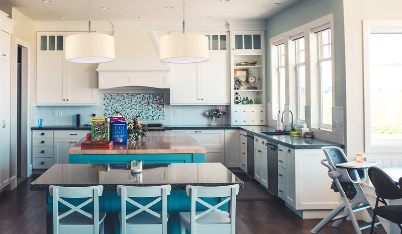 Deco Baymont Satin Nickel 3 Light E27 Universal 2m Linear Pendant, Suitable For A Vast Selection Of Shades • D0605