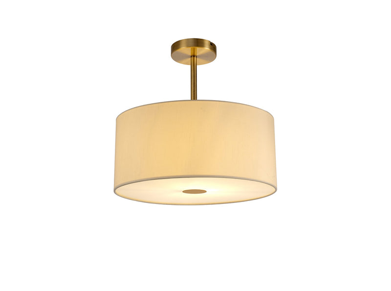 Deco Universal 400mm Frosted Acrylic Diffuser With Antique Brass Centre Detail • D0327