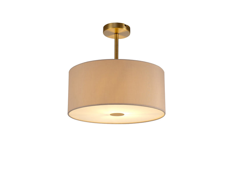 Deco Universal 400mm Frosted Acrylic Diffuser With Antique Brass Centre Detail • D0327
