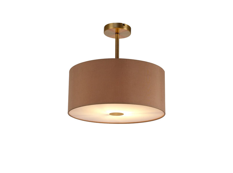 Deco Universal 400mm Frosted Acrylic Diffuser With Antique Brass Centre Detail • D0327